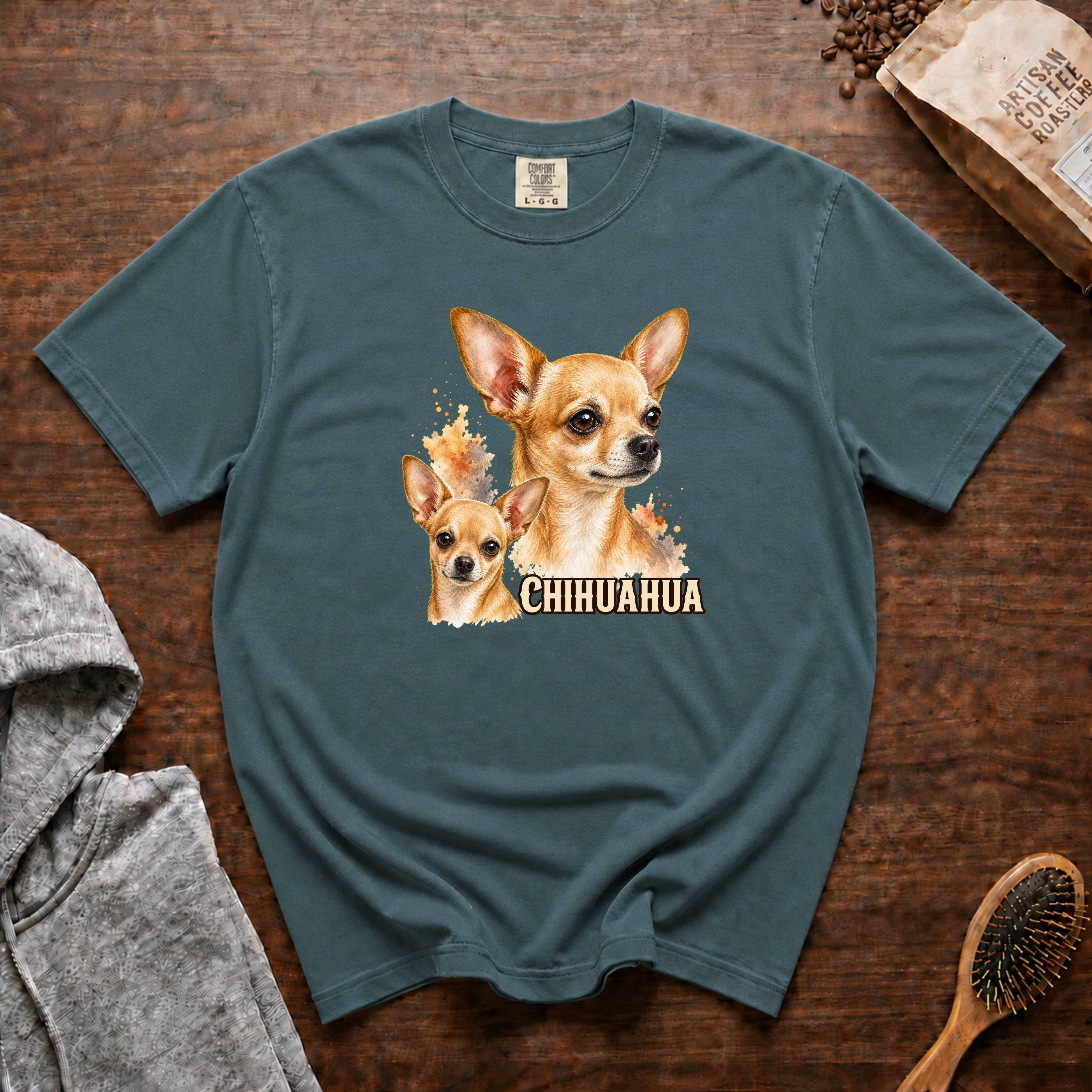 Chihuahua T-Shirt — Blue Spruce