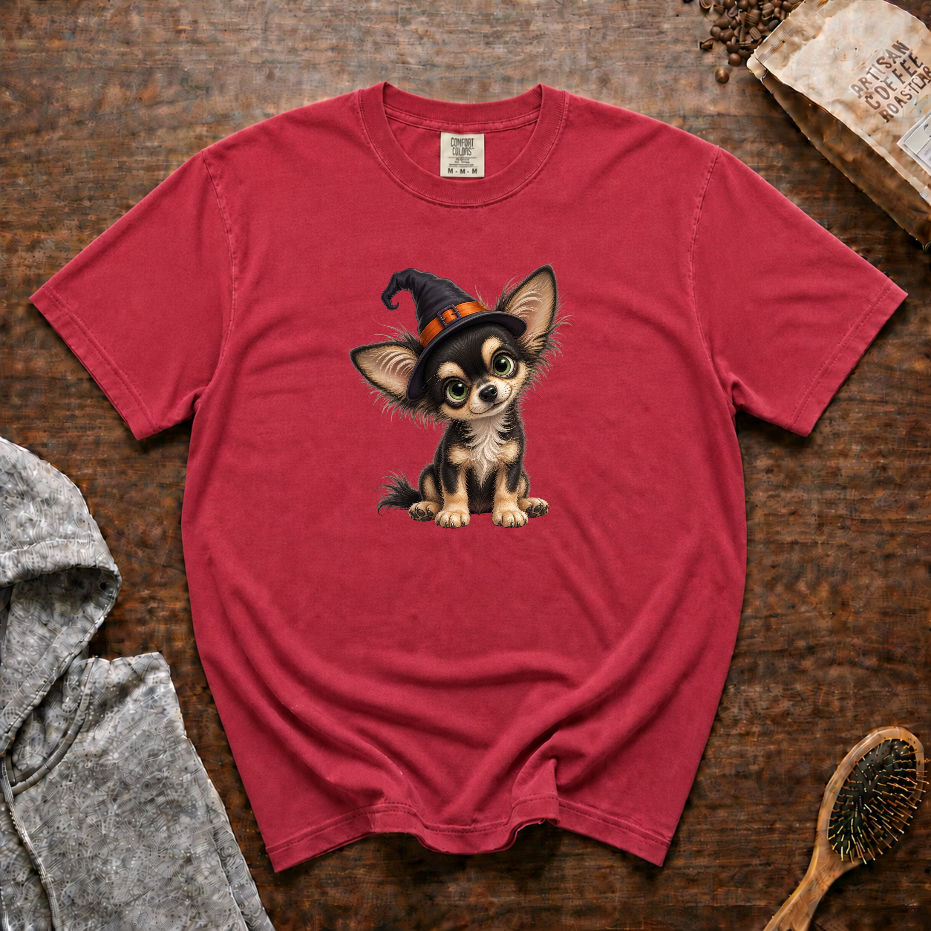 Chihuahua T-Shirt — Crimson