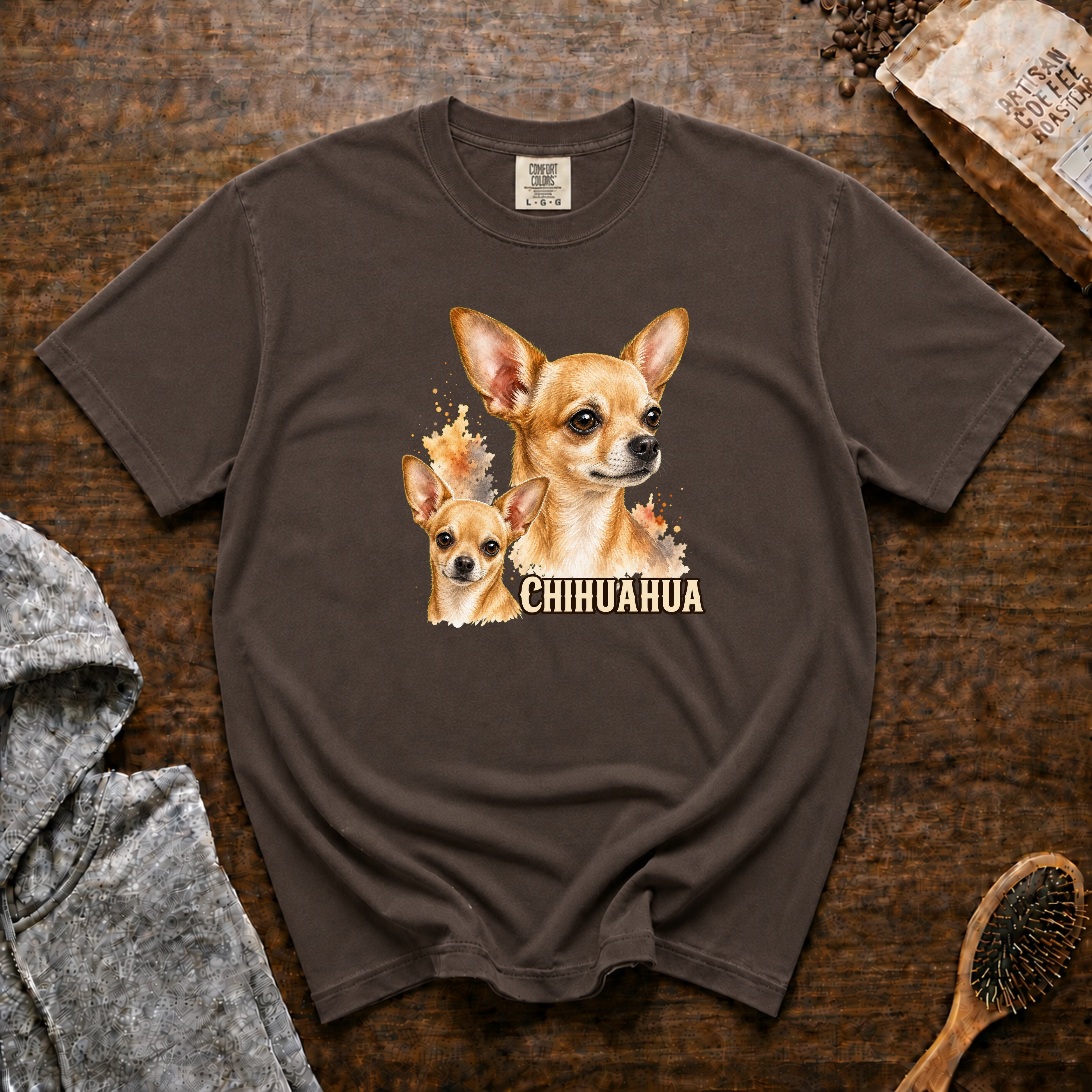 Chihuahua T-Shirt — Espresso