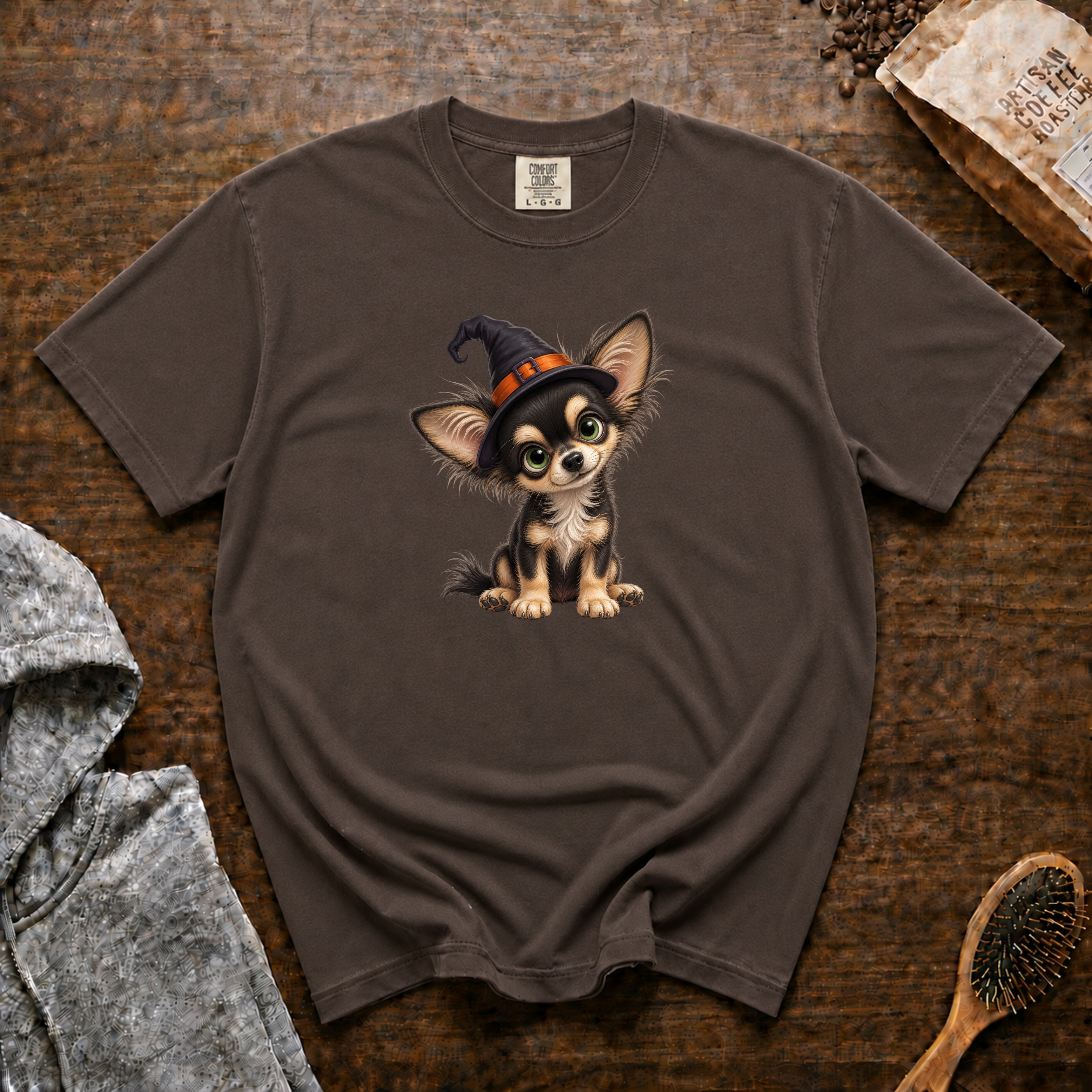 Chihuahua T-Shirt — Espresso