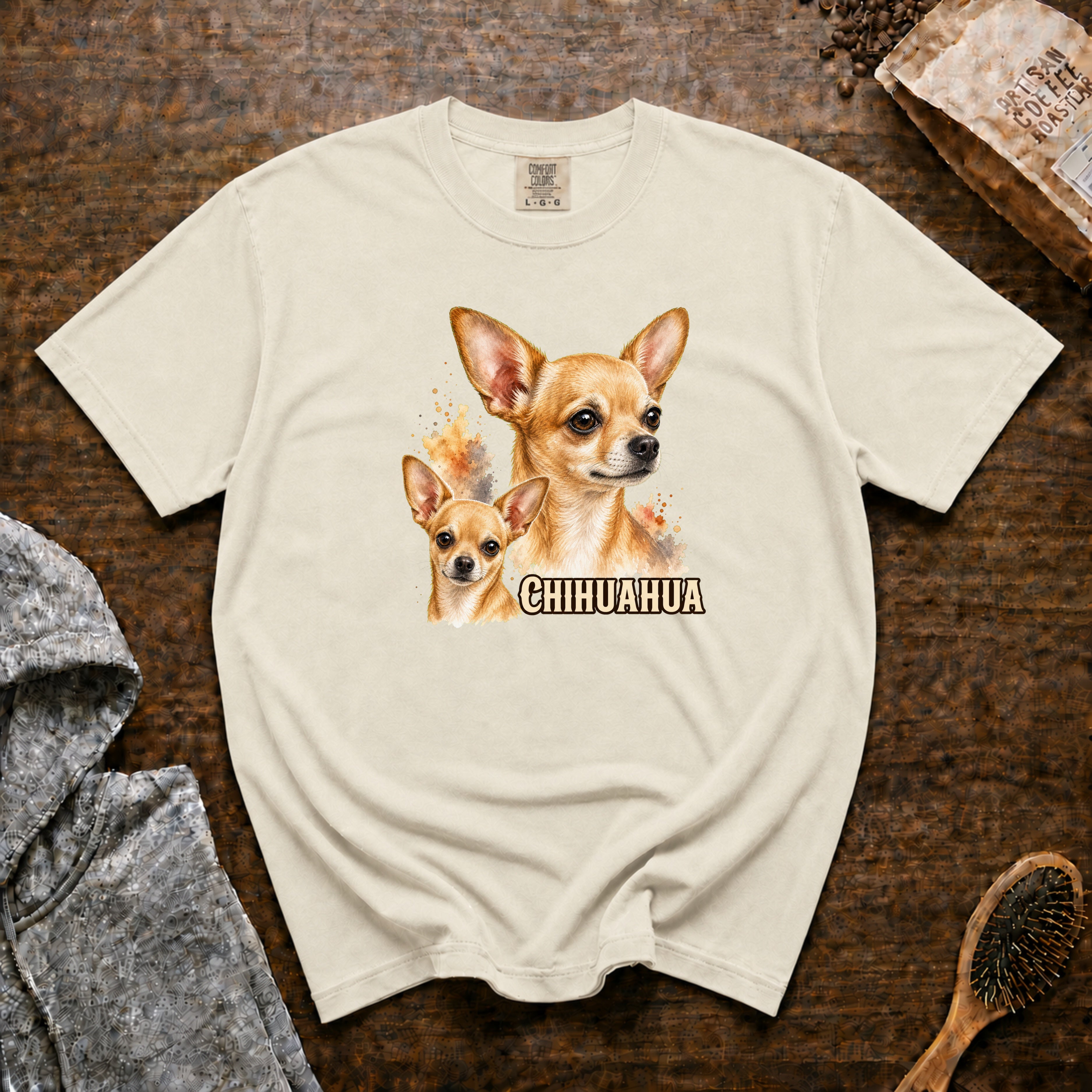 Chihuahua T-Shirt — Ivory