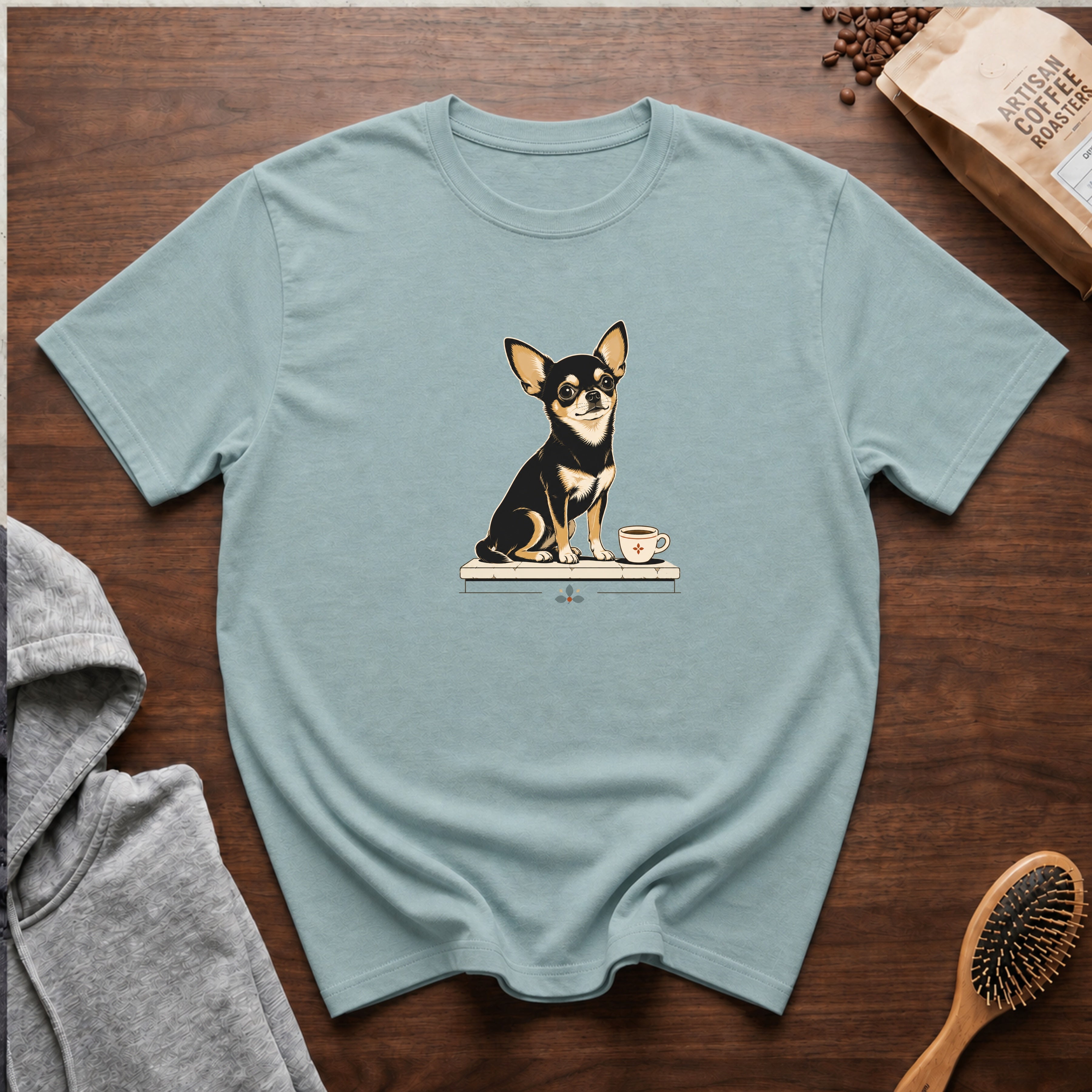 Chihuahua Tiny Roast Big Mood T-Shirt — Bay