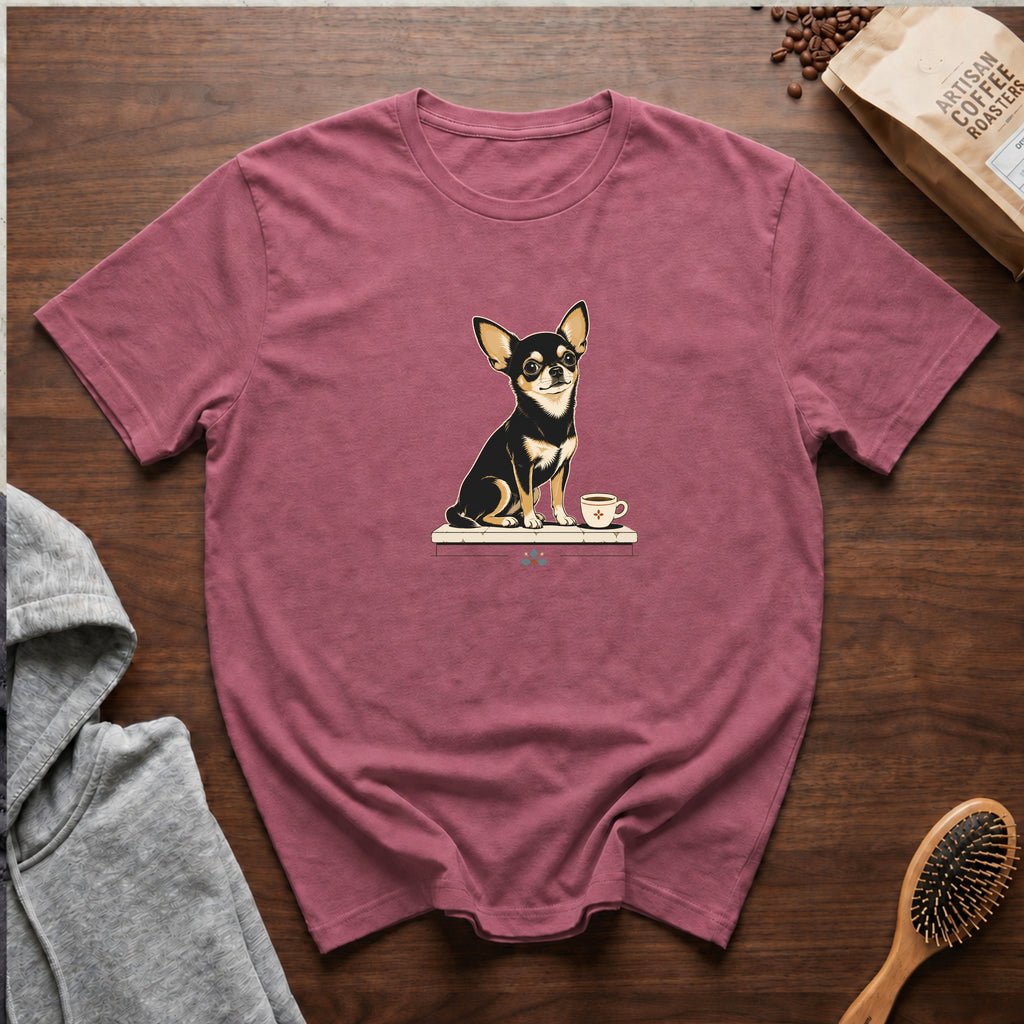 Chihuahua Tiny Roast Big Mood T-Shirt — Berry