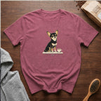 Chihuahua Tiny Roast Big Mood T-Shirt — Berry