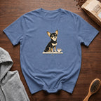 Chihuahua Tiny Roast Big Mood T-Shirt — Blue Jean