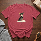 Chihuahua Tiny Roast Big Mood T-Shirt — Crimson