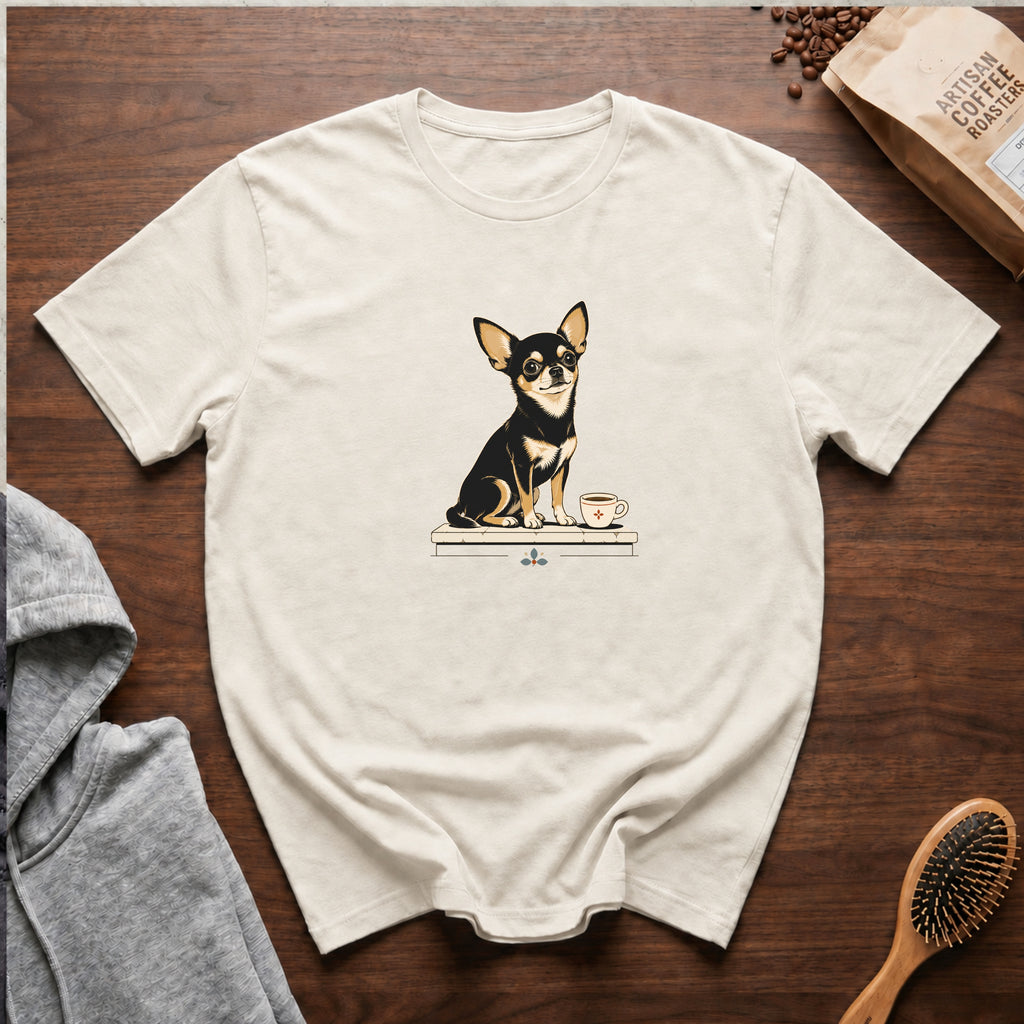 Chihuahua Tiny Roast Big Mood T-Shirt — Ivory