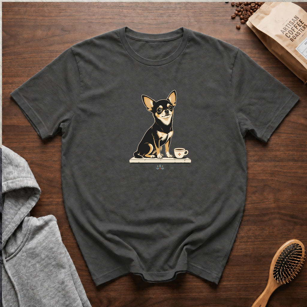 Chihuahua Tiny Roast Big Mood T-Shirt — Pepper