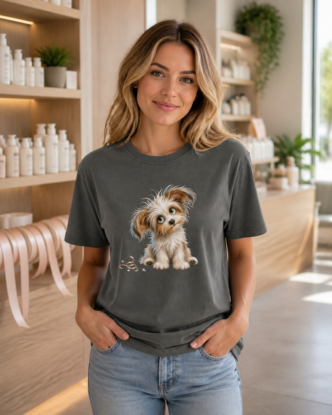 Chinese Crested Powderpuff T-Shirt | Chinese Crested Dog Lover Tee