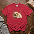 Clumber Spaniel T-Shirt — Crimson