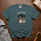 Coffee And My Aussie T-Shirt — Blue Spruce