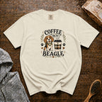 Coffee And My Beagle T-Shirt — Ivory
