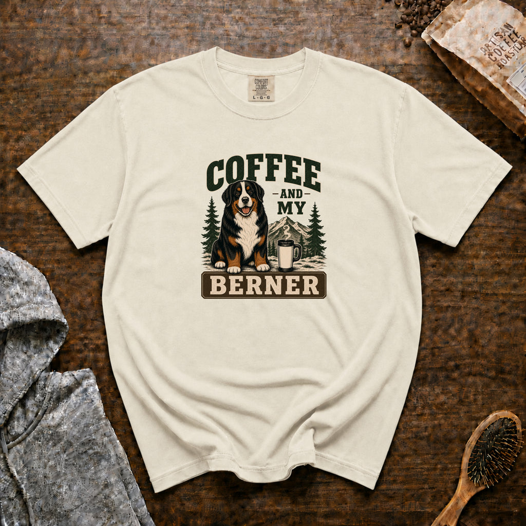 Coffee And My Berner 1 T-Shirt — Ivory