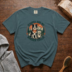 Coffee And My Border Collie T-Shirt — Blue Spruce
