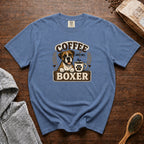 Coffee And My Boxer T-Shirt — Blue Jean