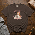 Coffee And My Cavalier T-Shirt — Espresso