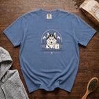 Coffee And My Husky (2) T-Shirt — Blue Jean