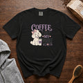 Coffee And My Poodle T-Shirt — Black