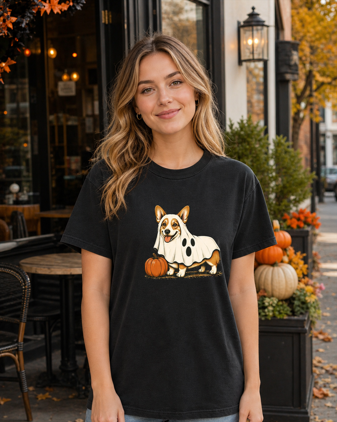 Corgi Halloween T-Shirt