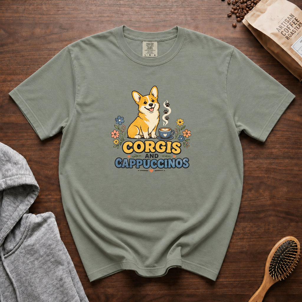 Corgis And Cappuccinos T-Shirt — Bay