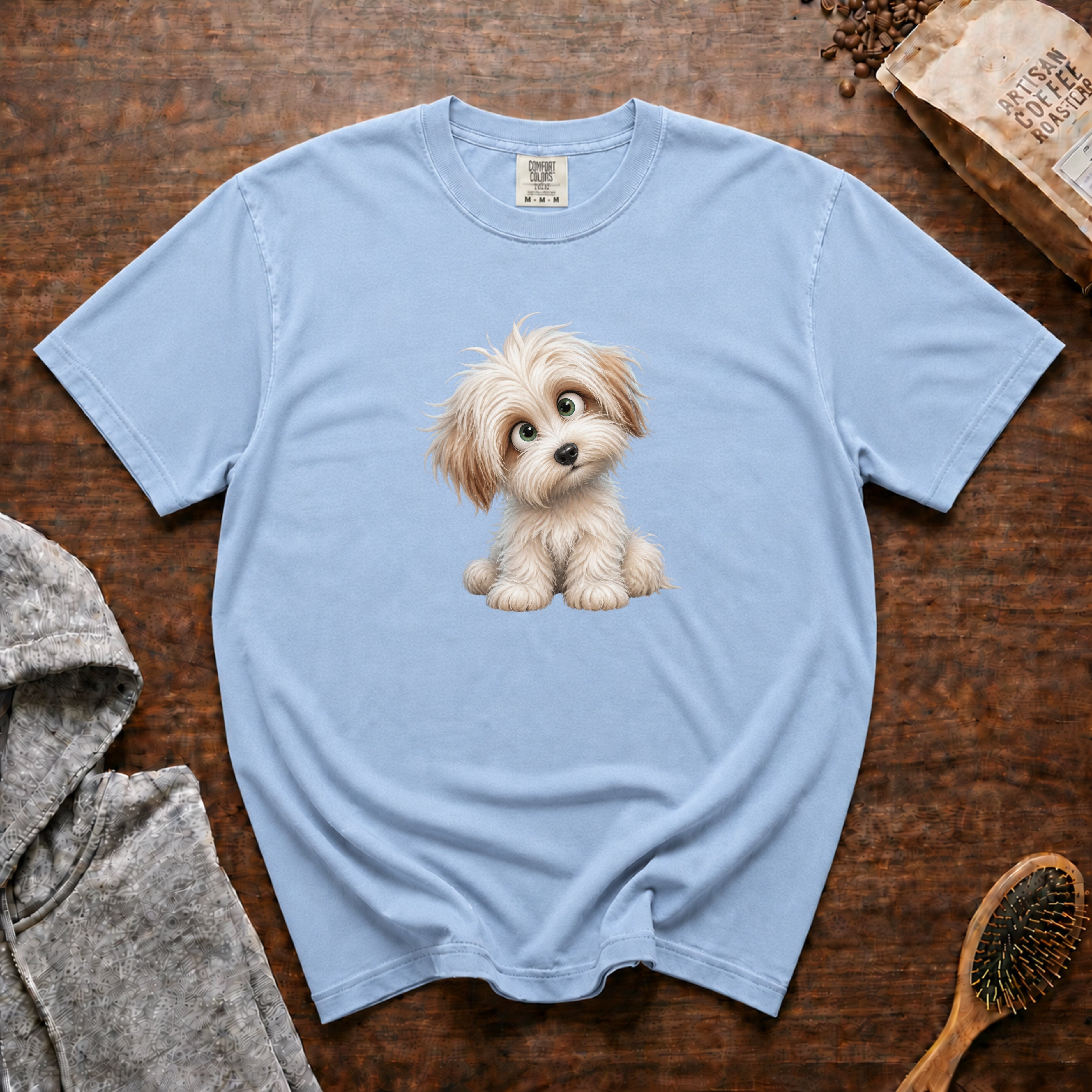 Coton De Tulear T-Shirt — Chambray