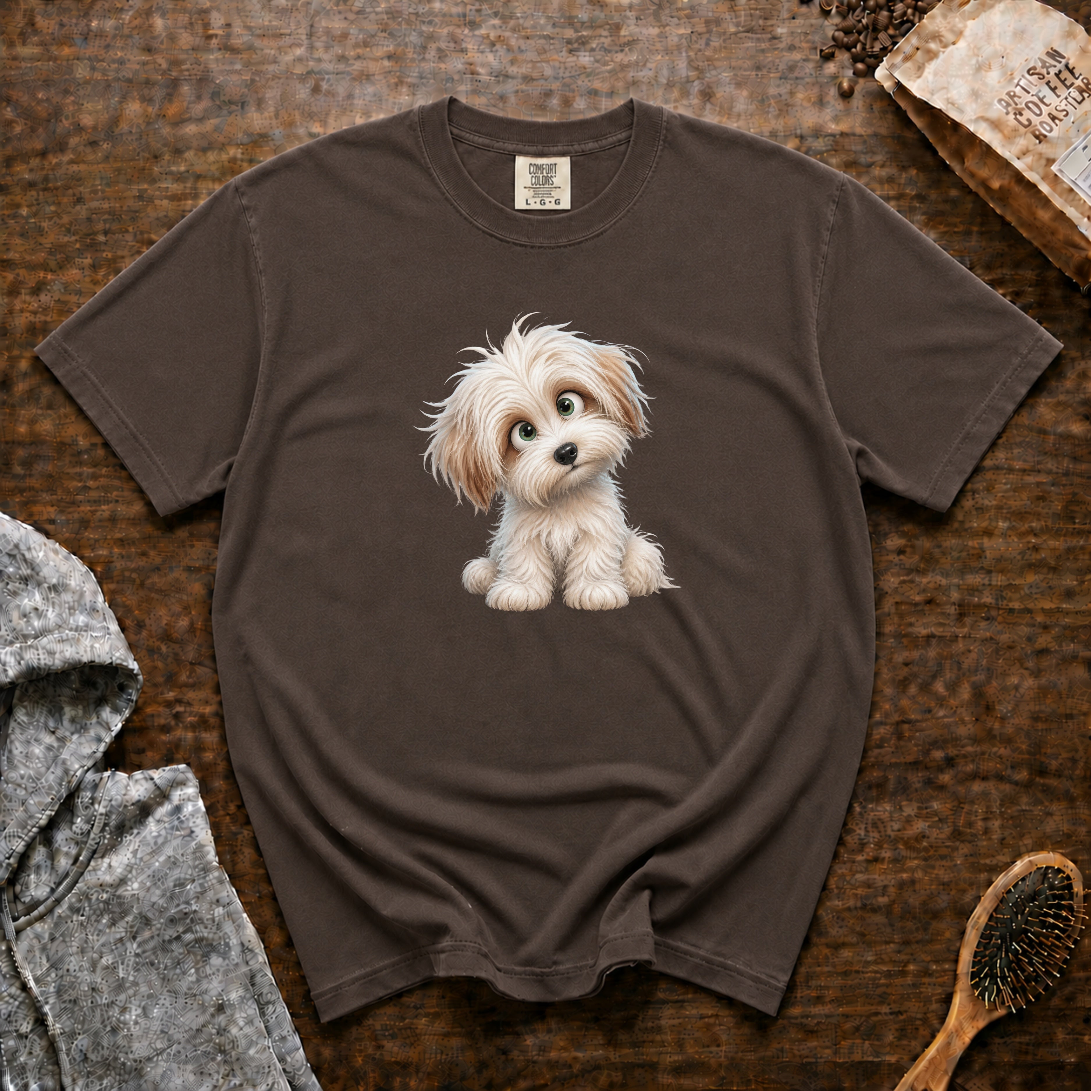 Coton De Tulear T-Shirt — Espresso