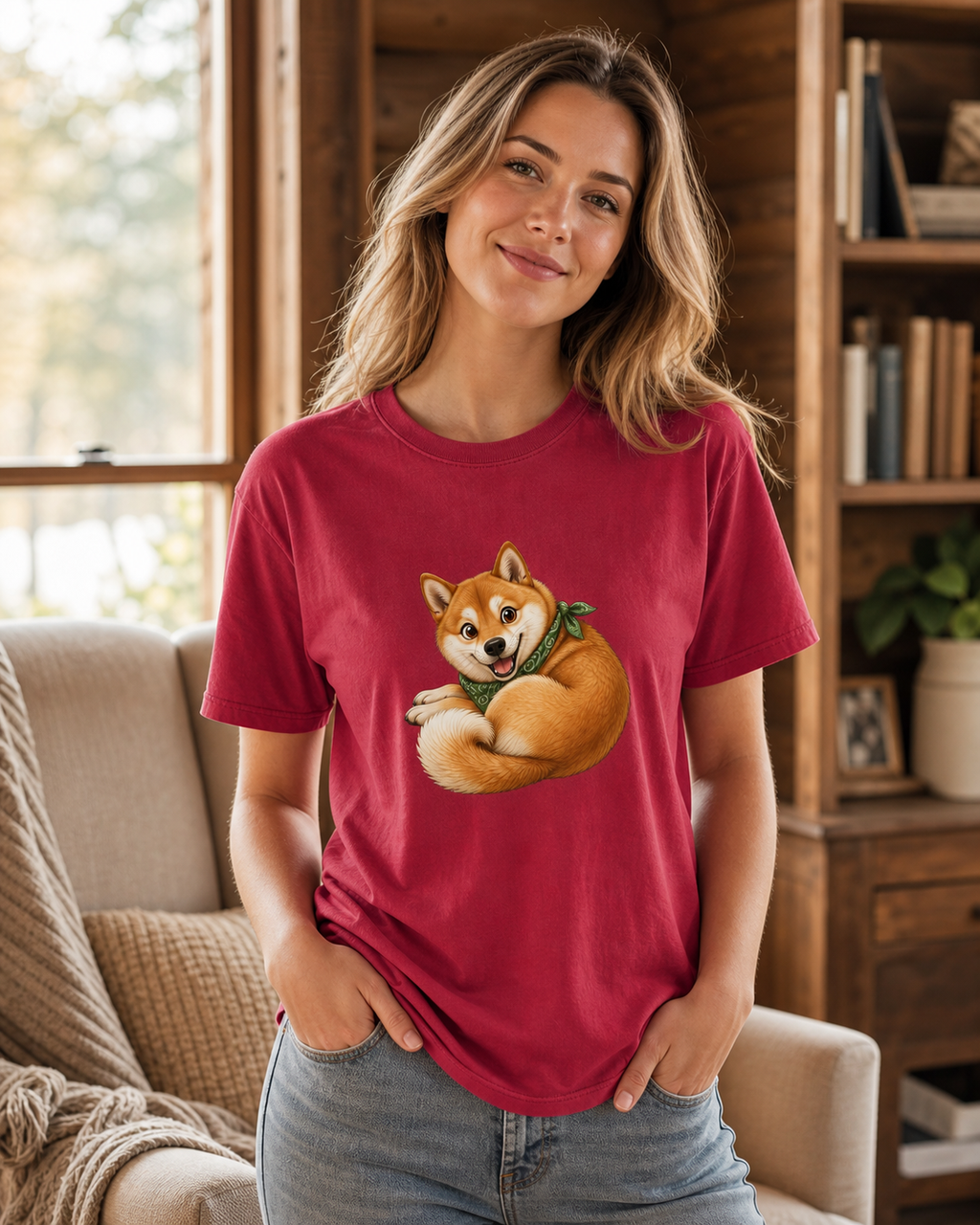 Cozy Shiba T-Shirt | Shiba Inu Dog Lover Tee