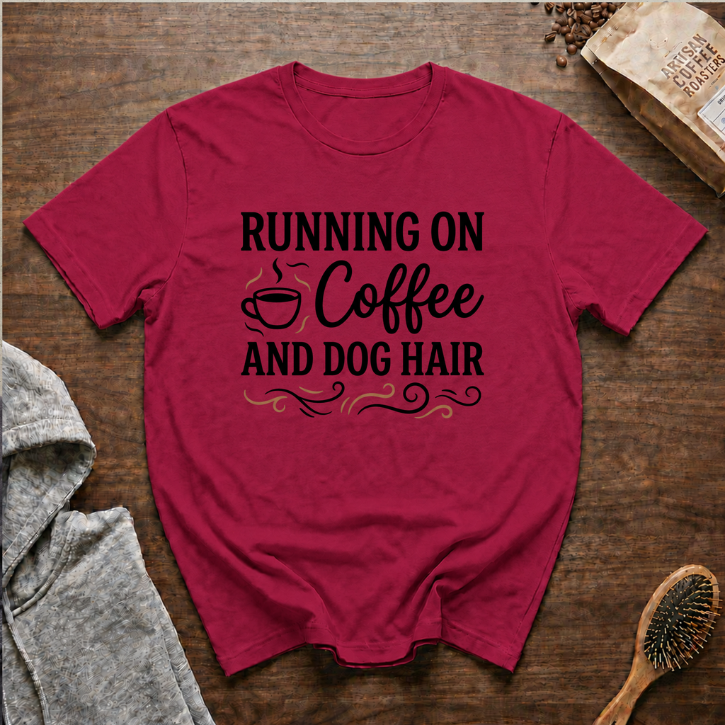 Running on Coffee and Dog Hair T-Shirt