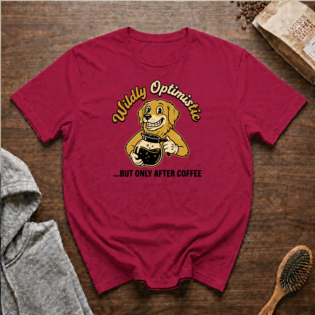 Wildly Optimistic but Only After Coffee T-Shirt