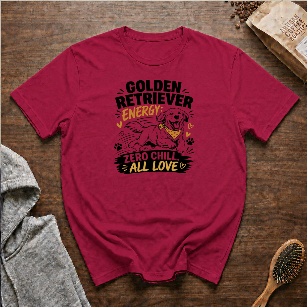 Golden Retriever Energy T-Shirt
