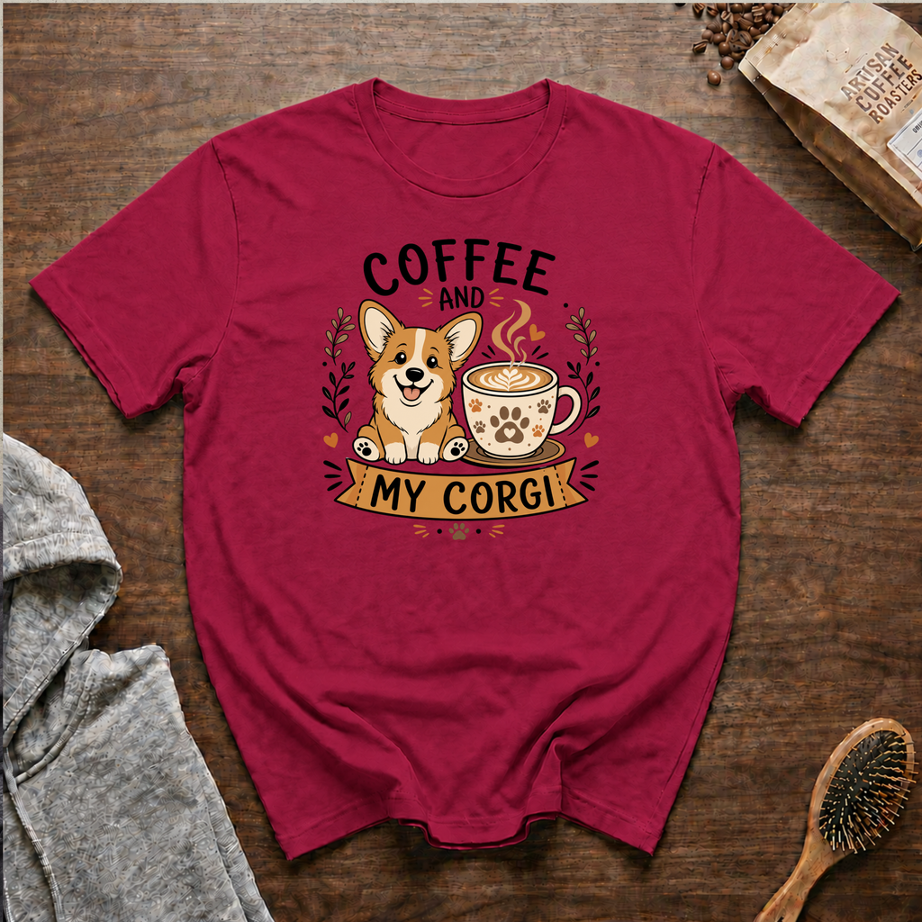 Coffee and My Corgi T-Shirt