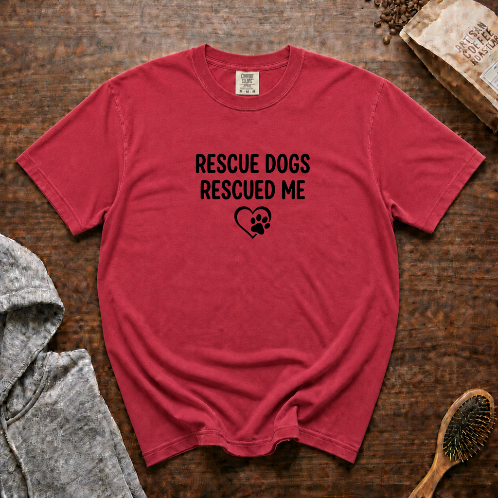 Rescue Dogs Rescued Me T-Shirt | Rescue Dog Lover Tee