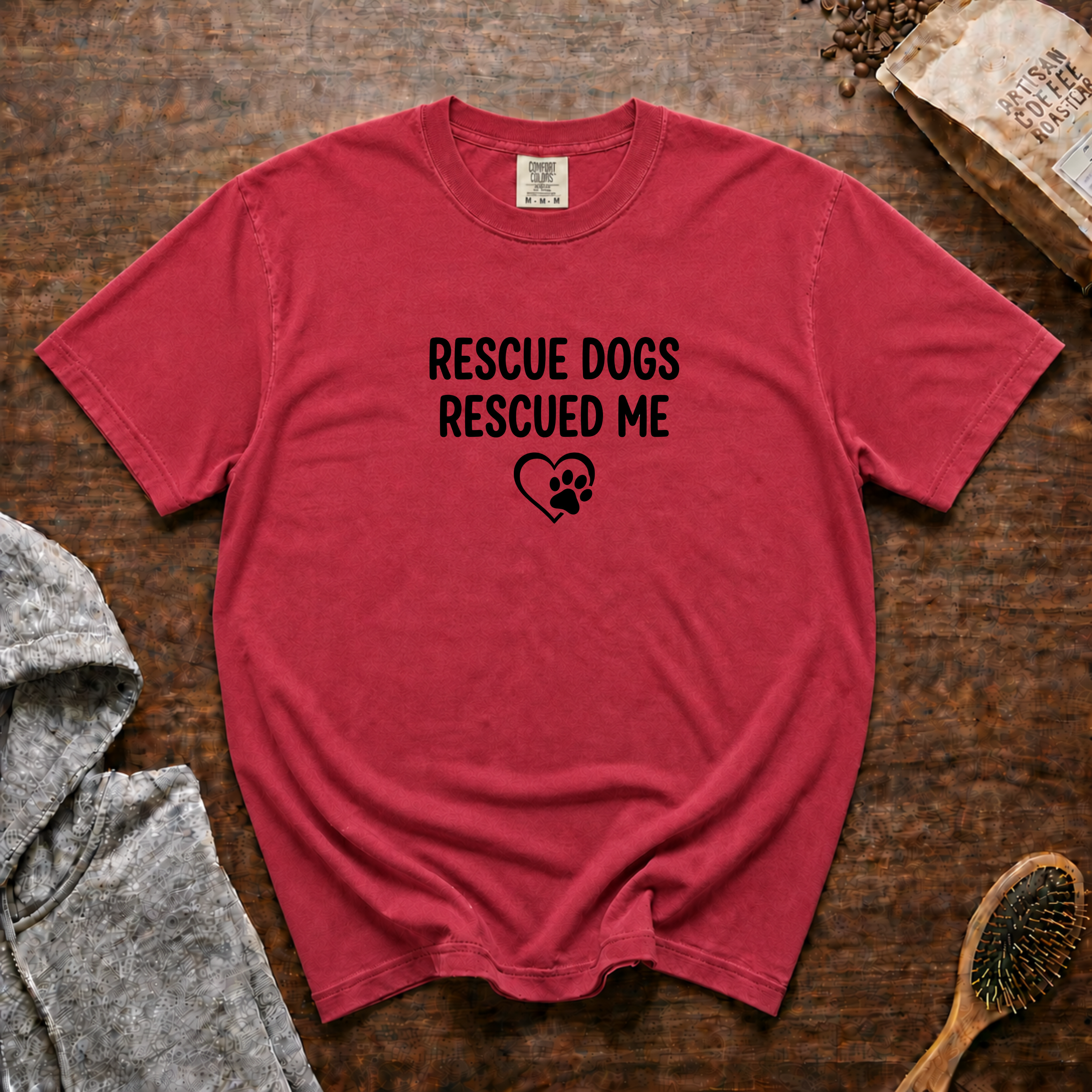 Rescue Dogs Rescued Me T-Shirt | Rescue Dog Lover Tee