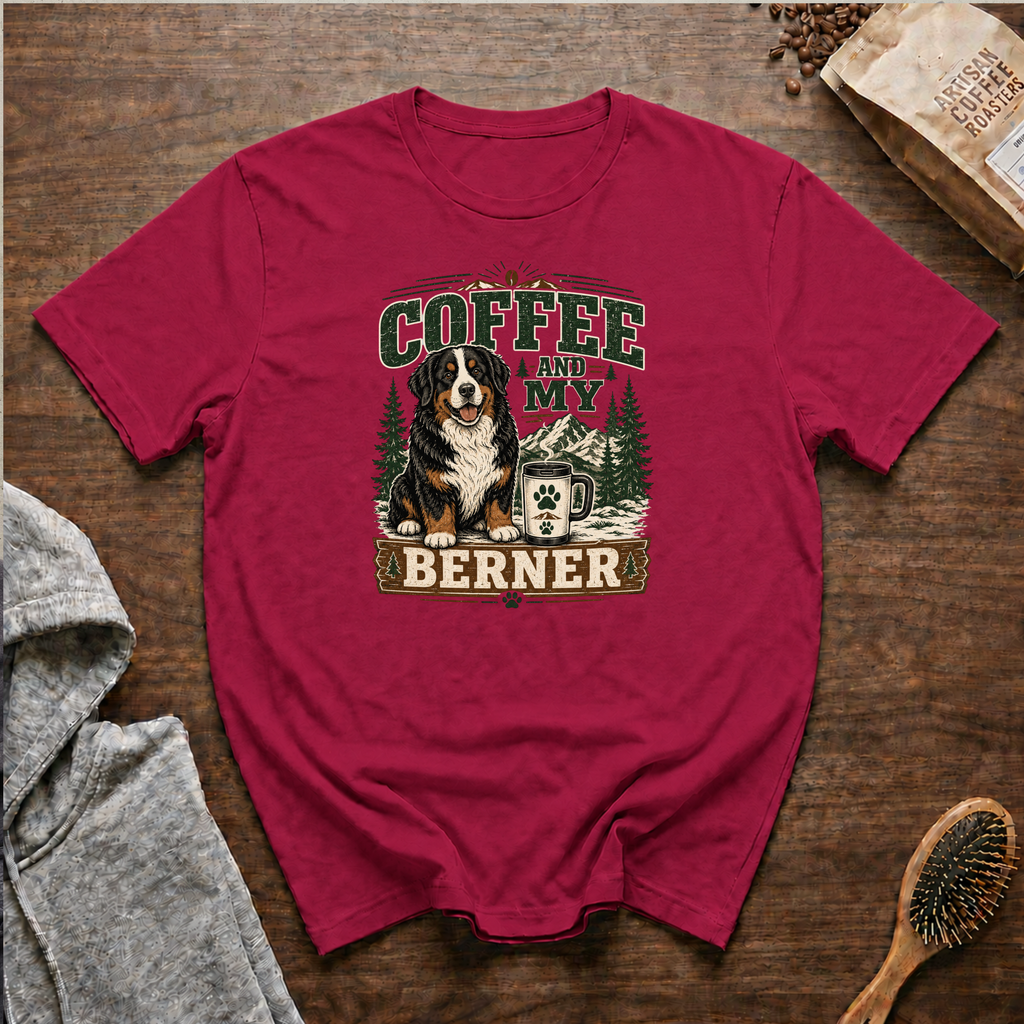 Coffee and My Berner T-Shirt