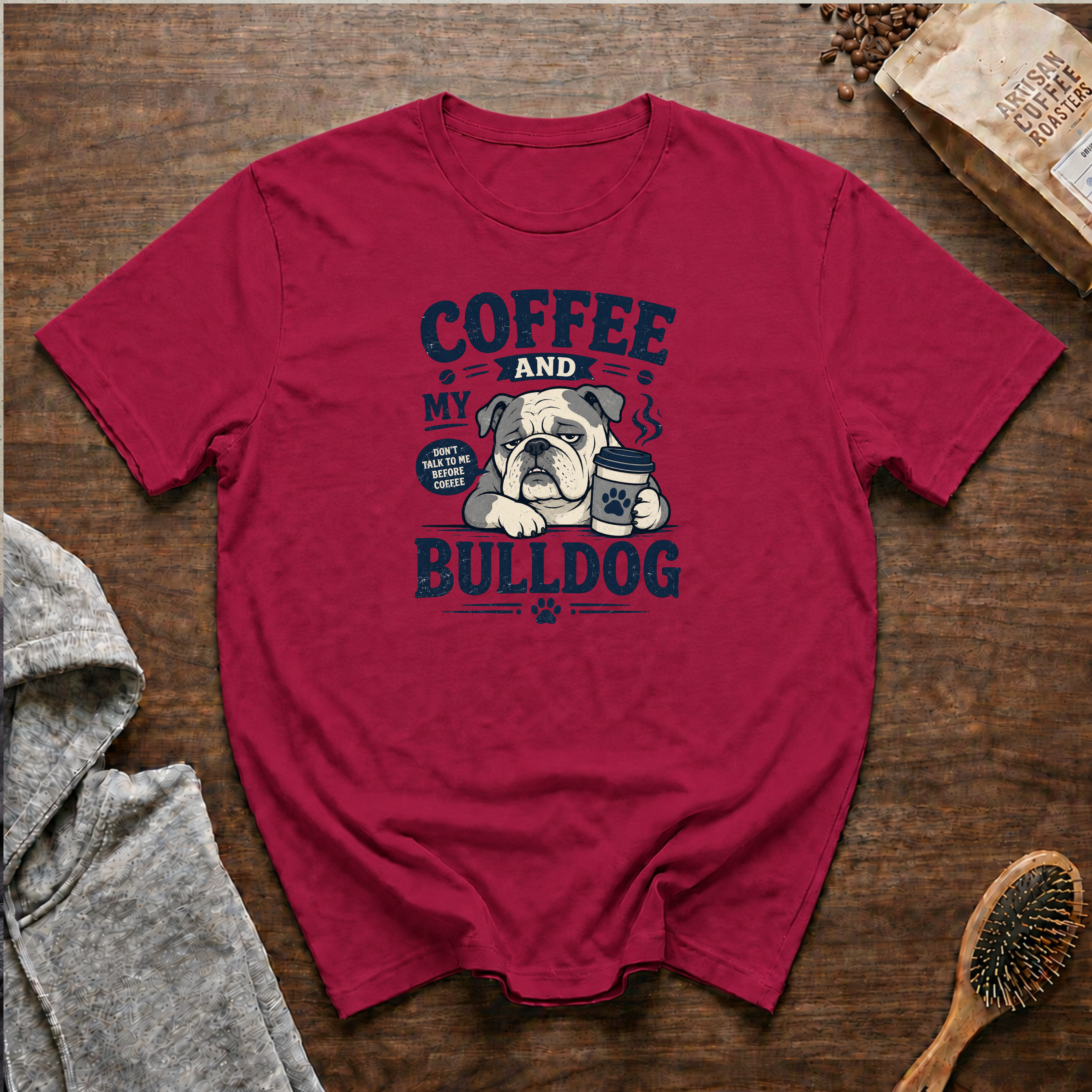 Coffee and My Bulldog T-Shirt