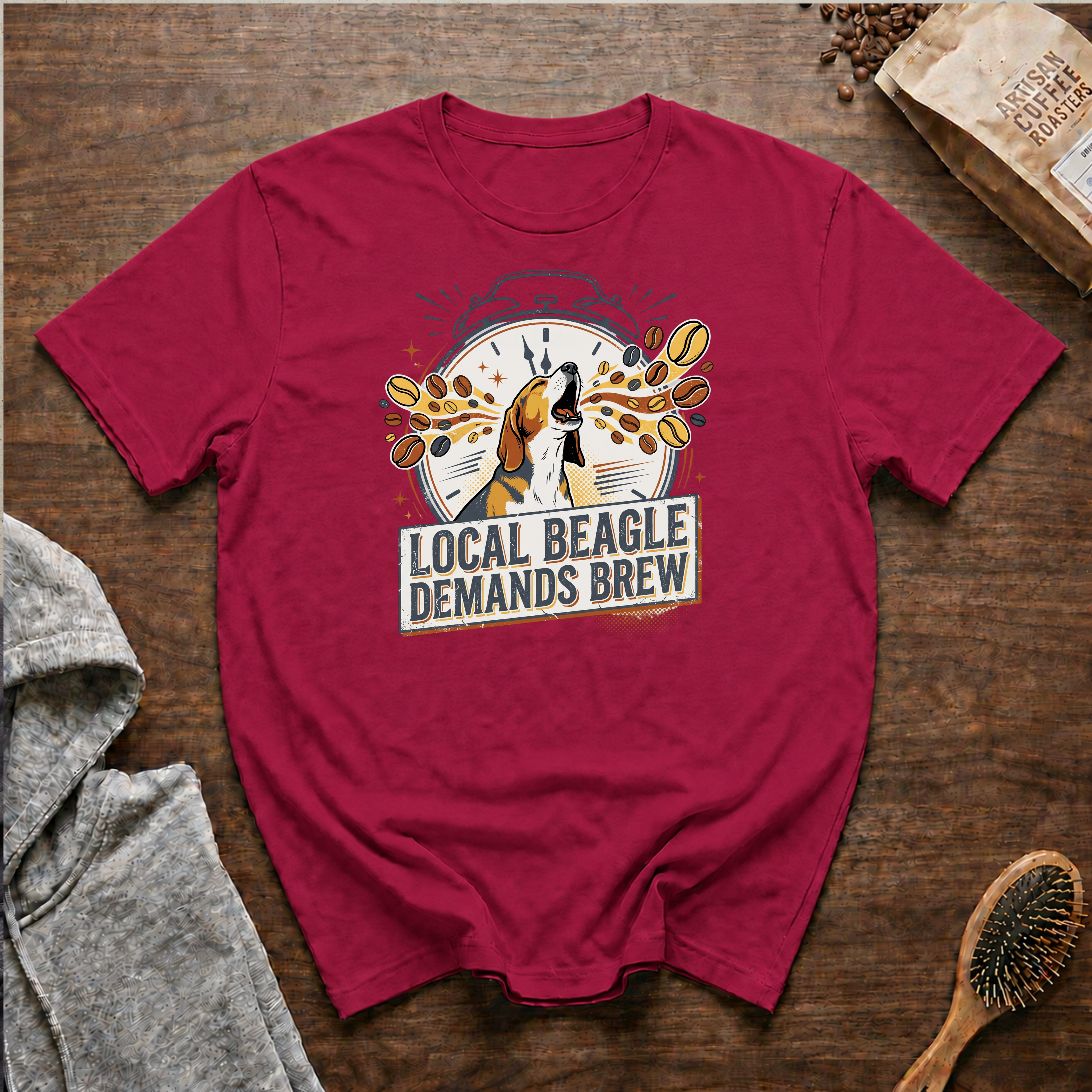 Local Beagle Demands Brew T-Shirt