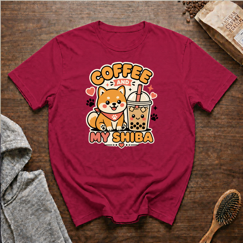 Coffee and My Shiba T-Shirt