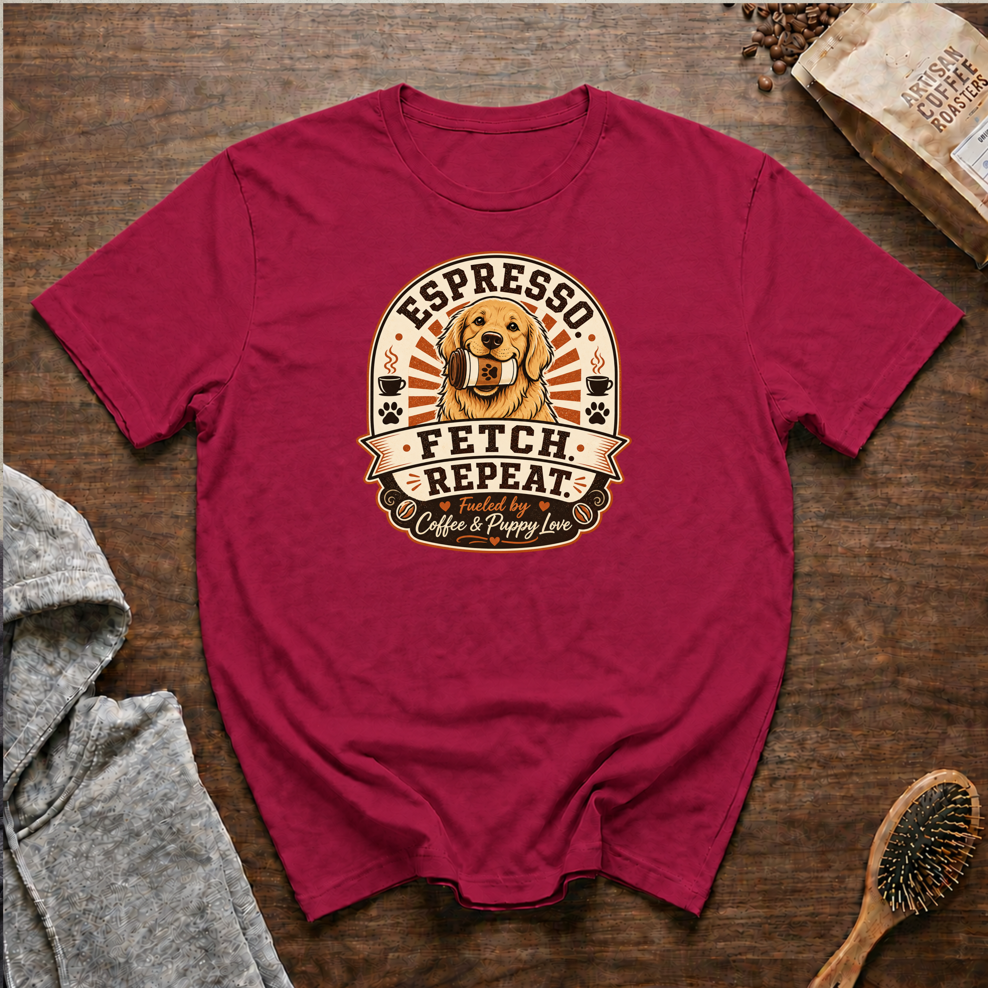 Espresso Fetch Retreat T-Shirt