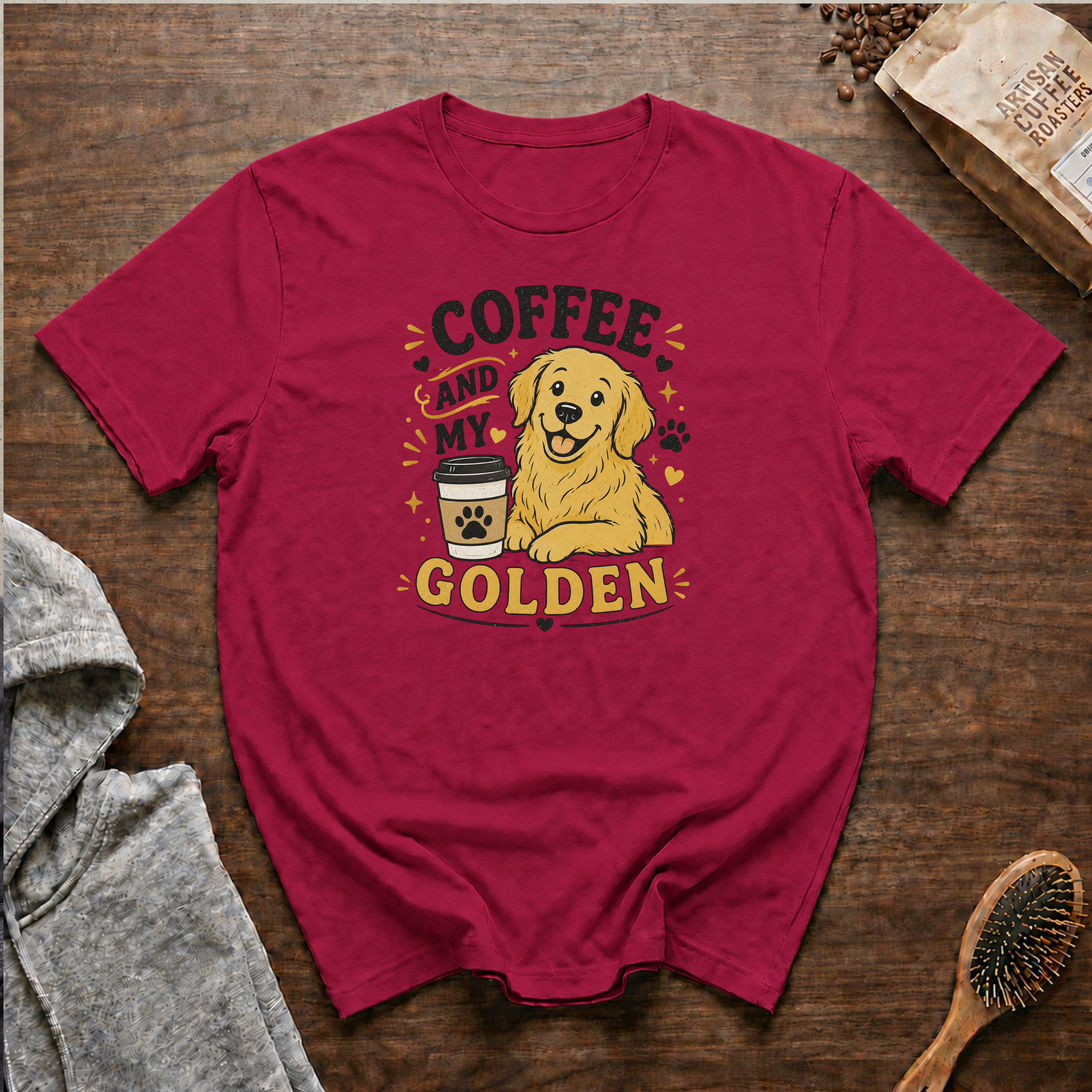 Coffee and My Golden T-Shirt