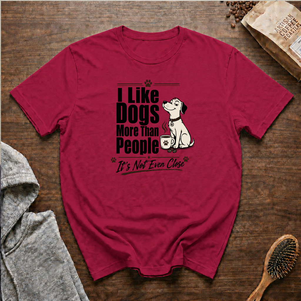I Like Dogs More Than People T-Shirt