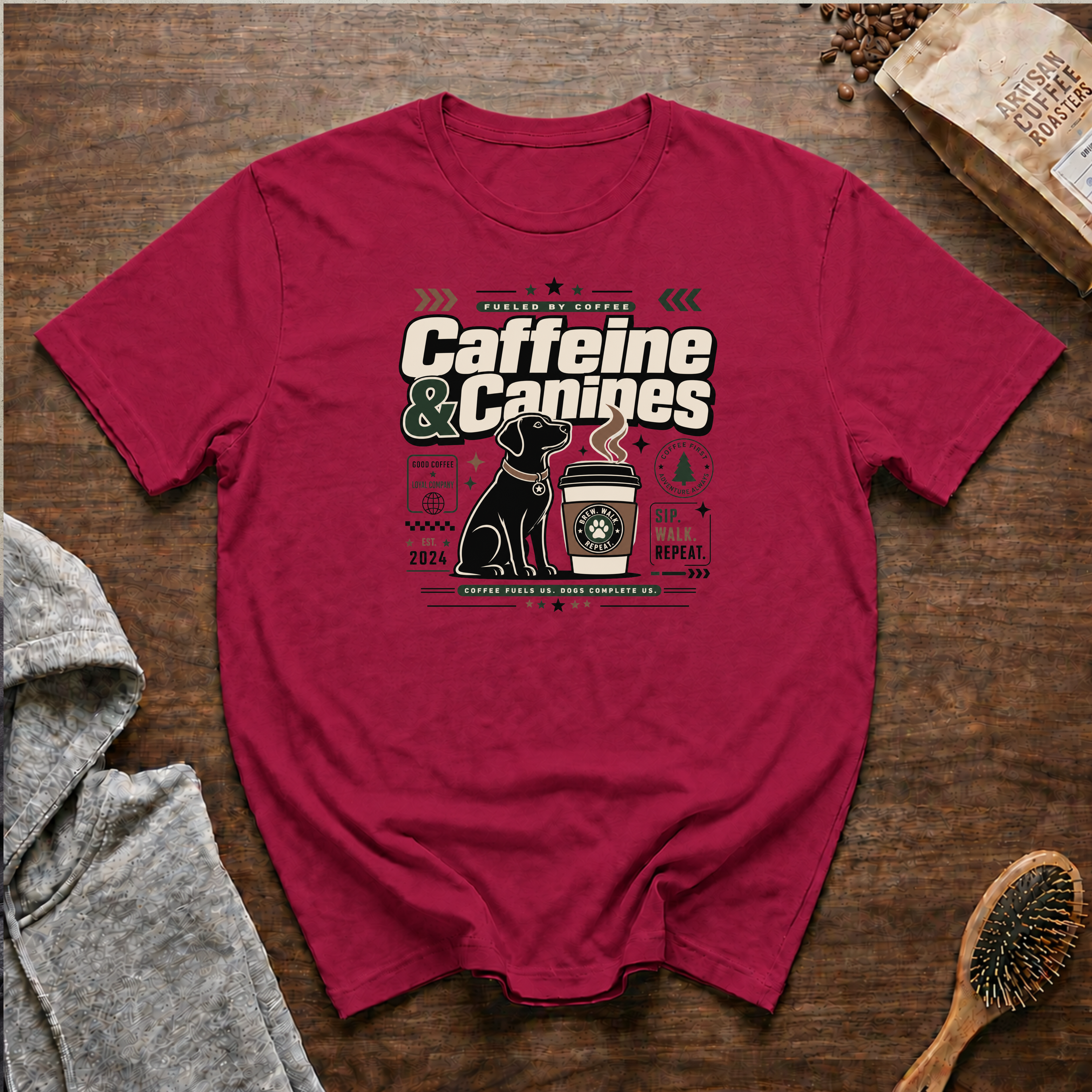 Coffee and Canines T-Shirt