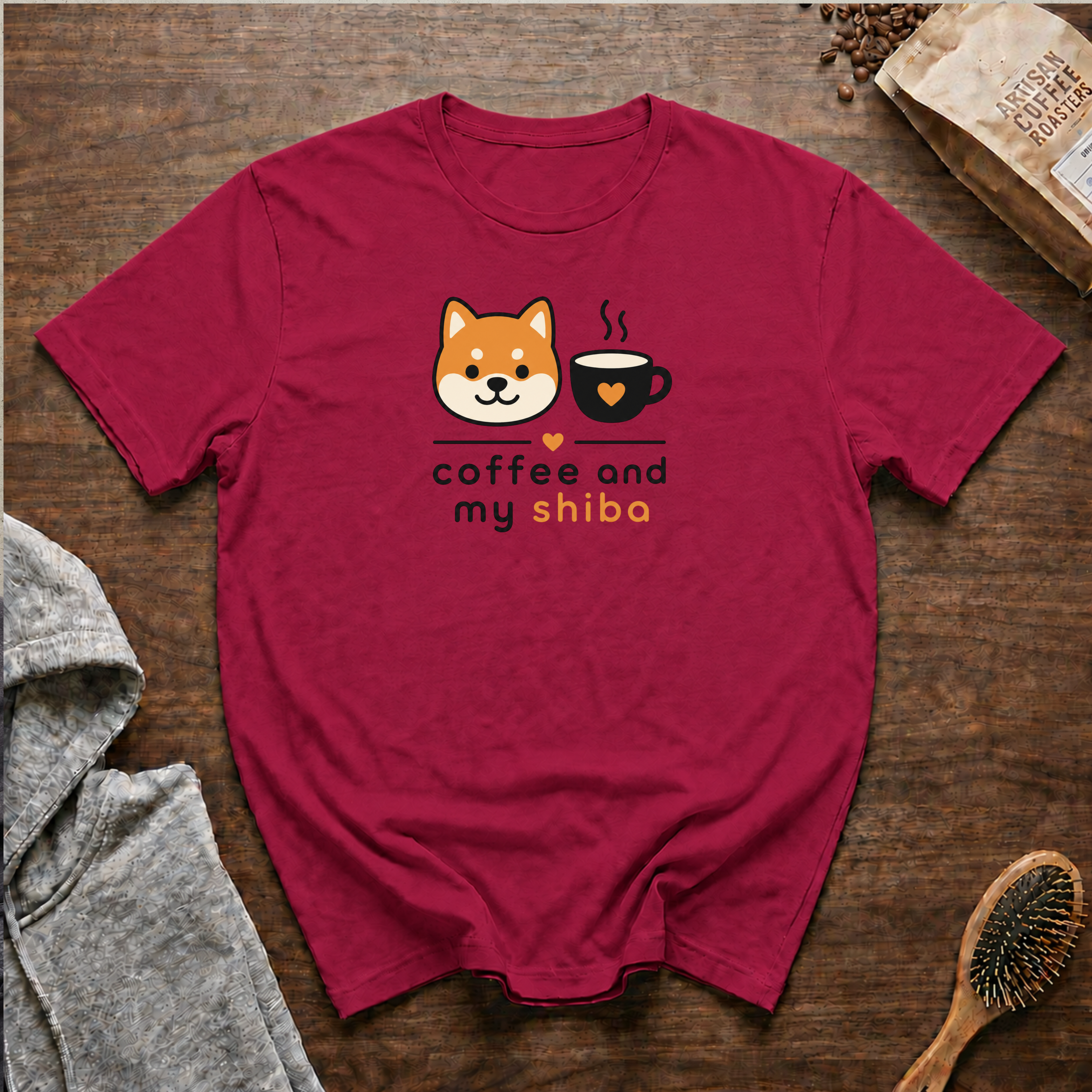 Coffee and My Shiba T-Shirt