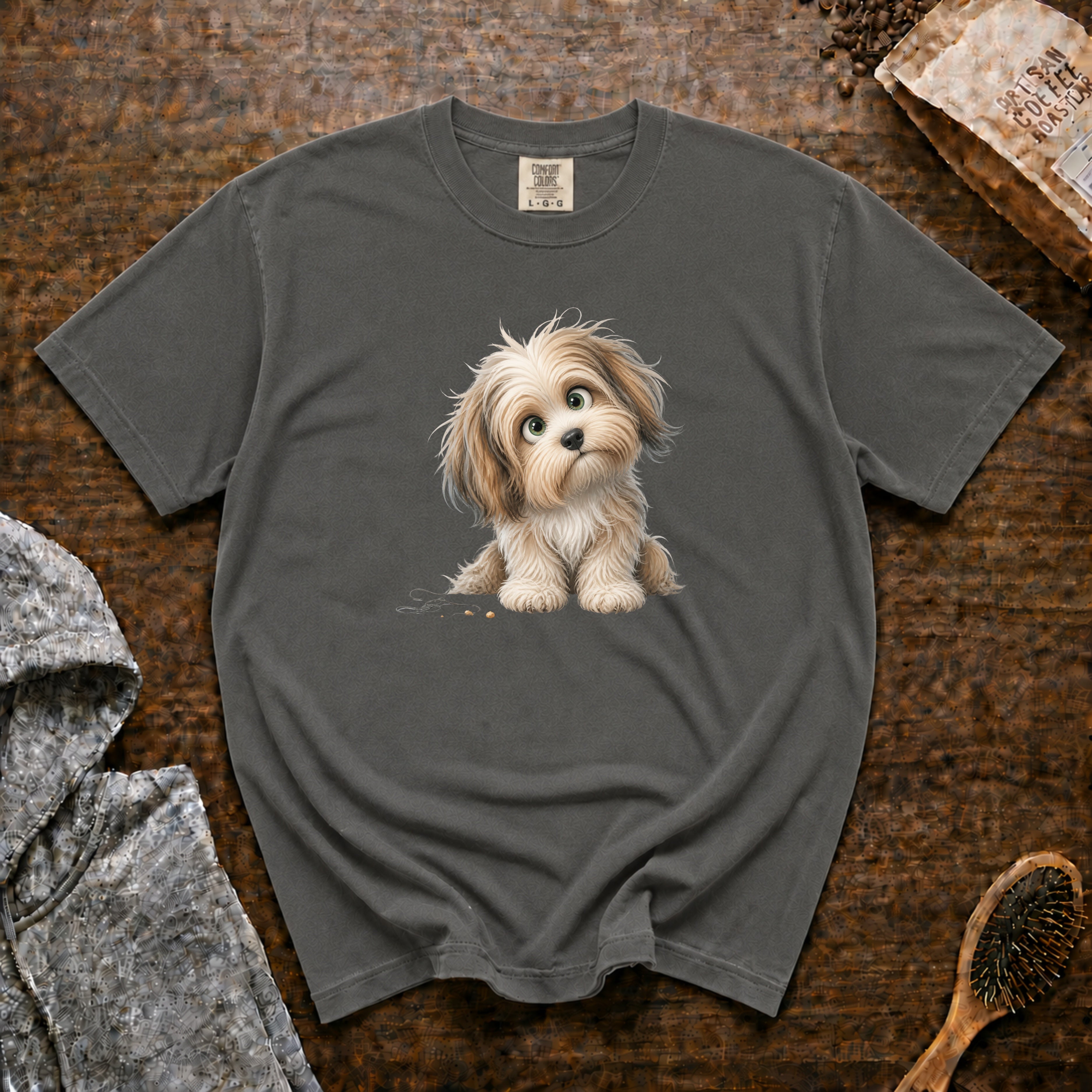 Curious. Havanese T-Shirt — Pepper