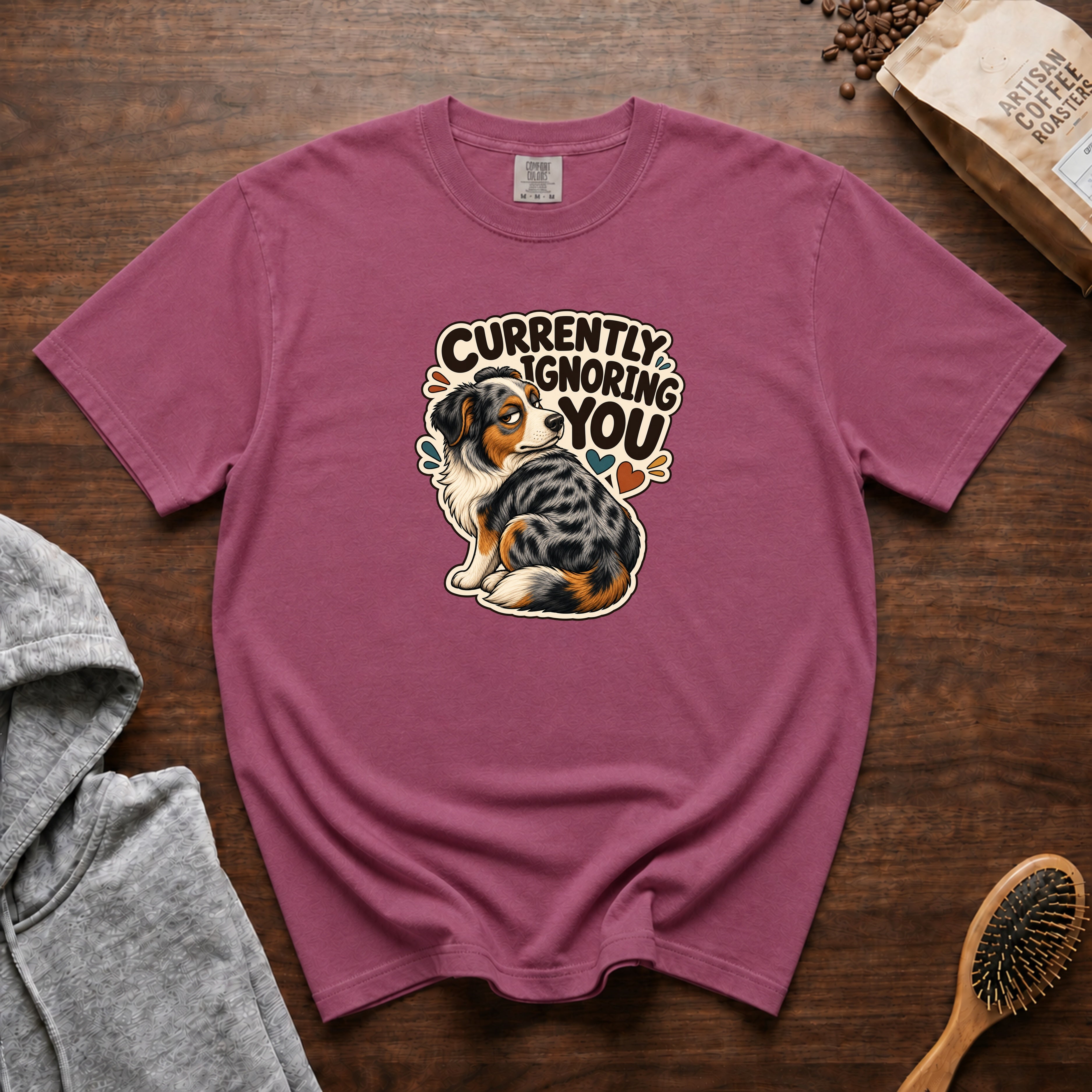 Currently Ignoring You T-Shirt — Berry