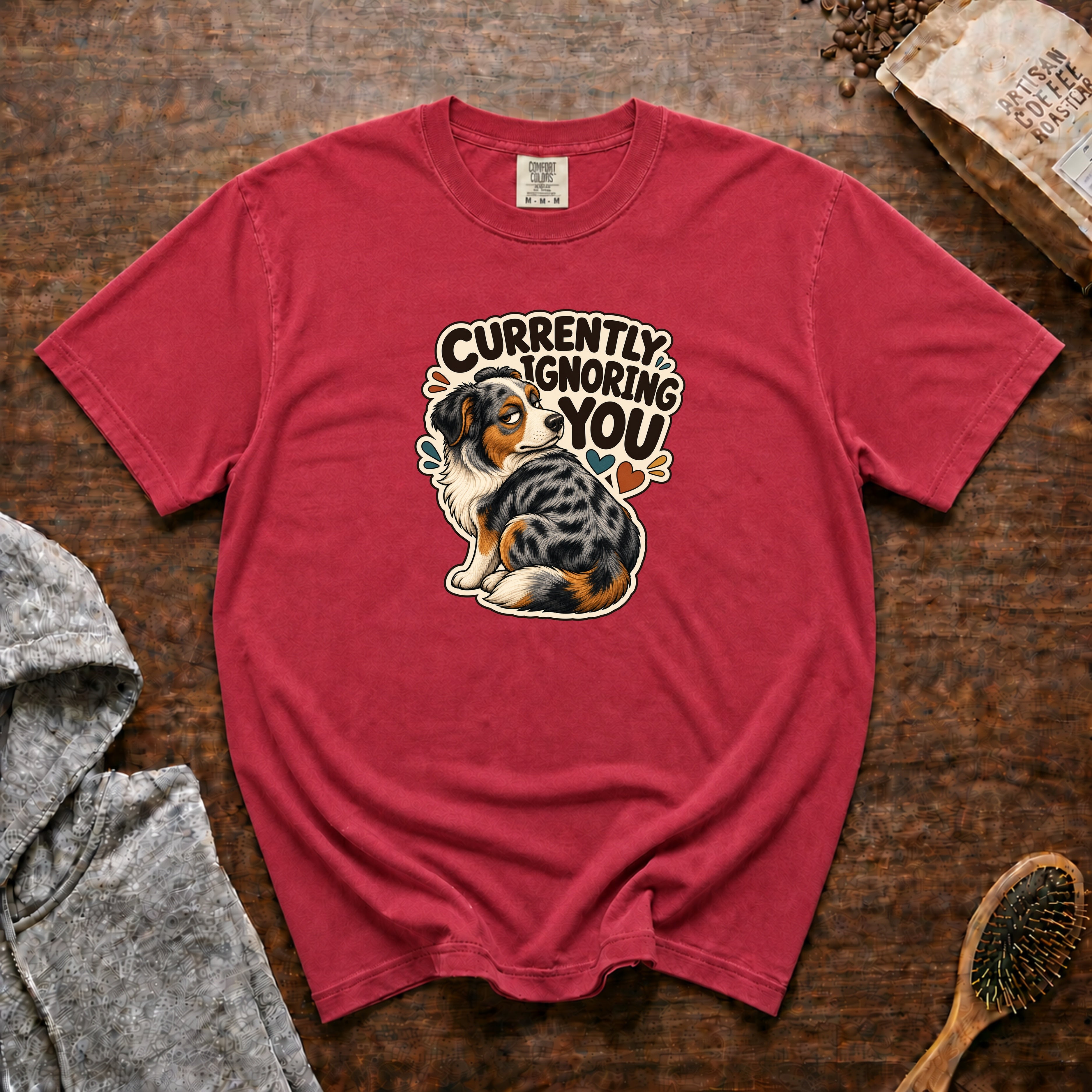 Currently Ignoring You T-Shirt — Crimson