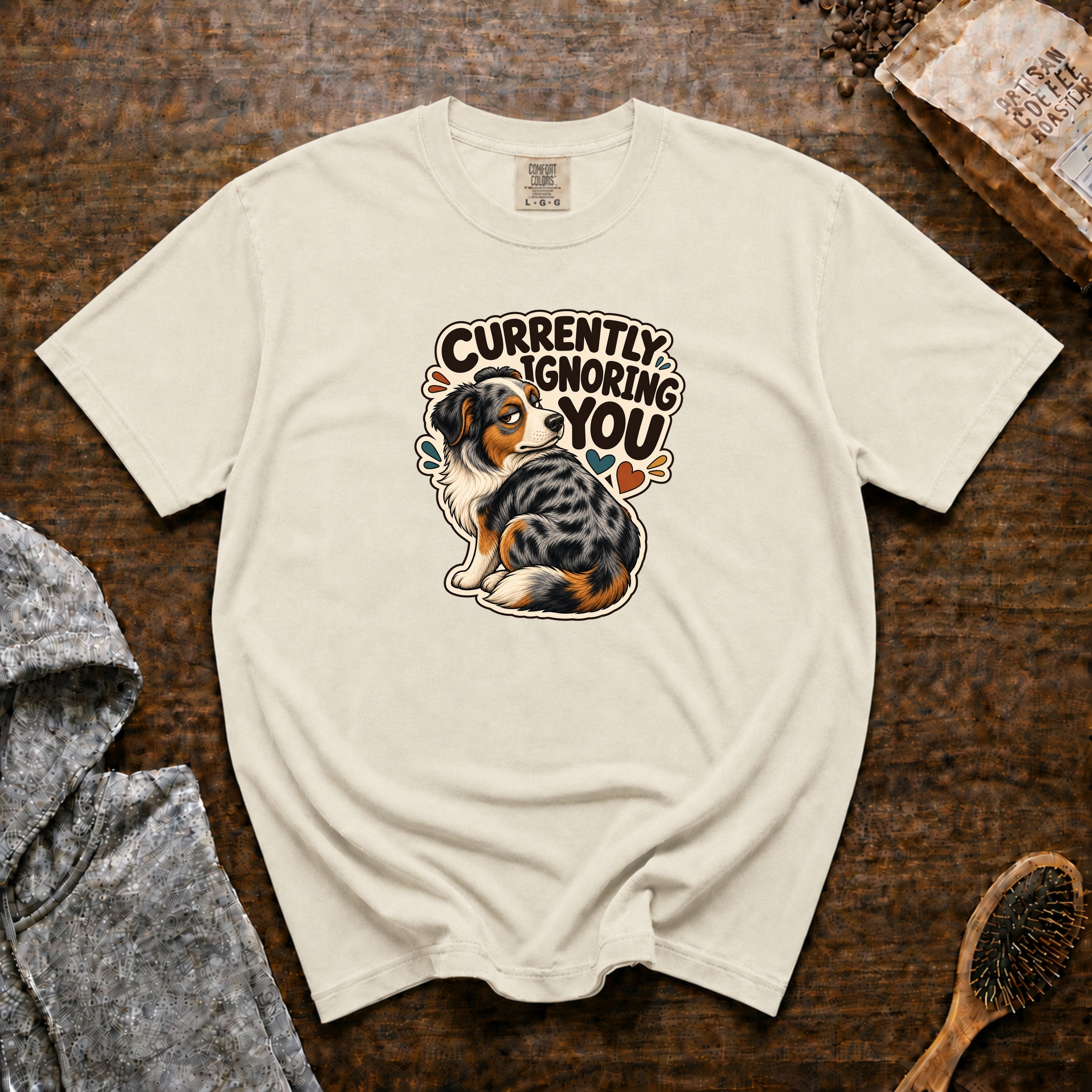 Currently Ignoring You T-Shirt — Ivory