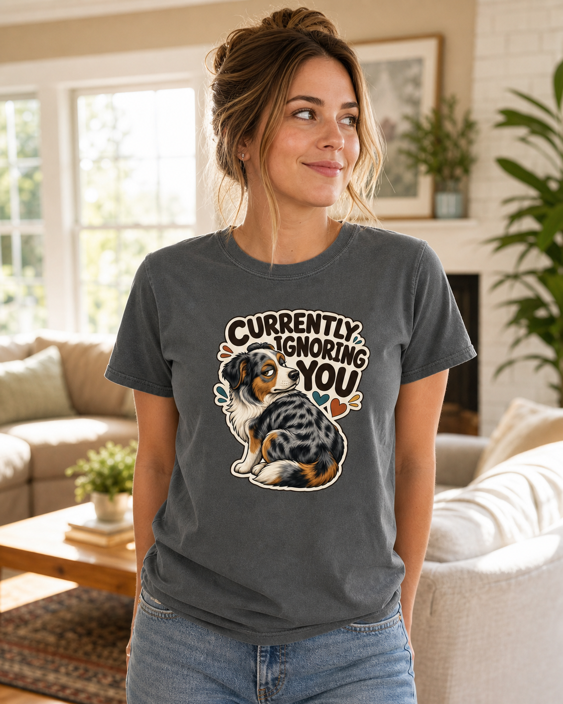 Currently Ignoring You T-Shirt | Funny Dog Lover Tee