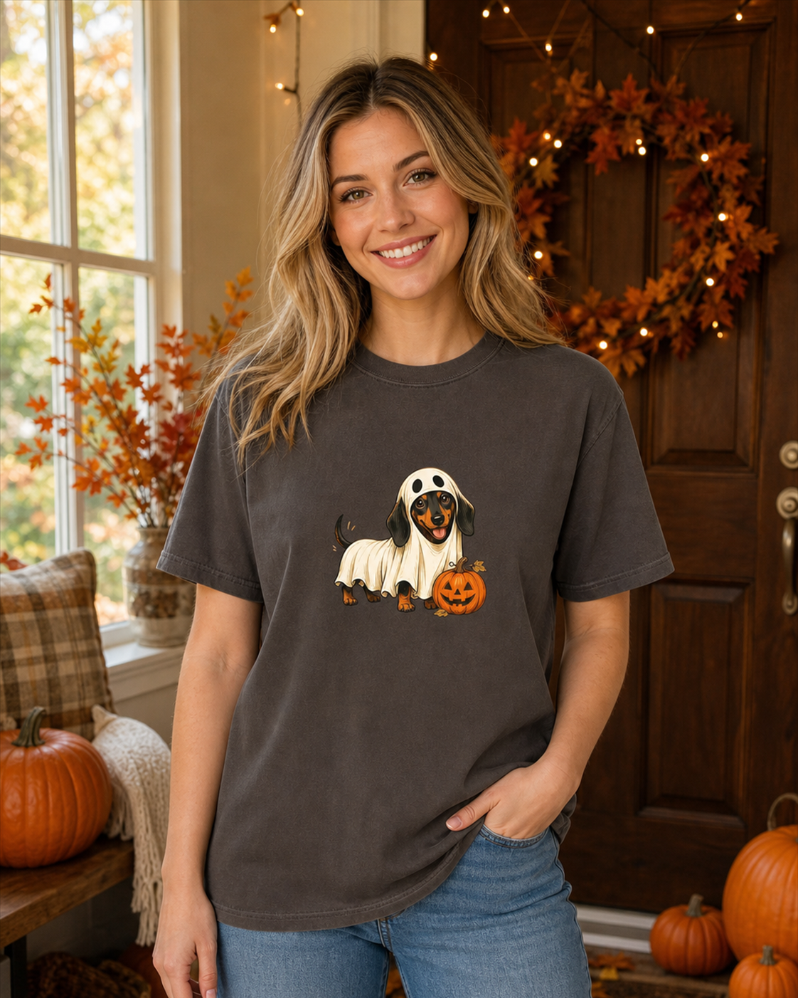 Dachshund Halloween T-Shirt