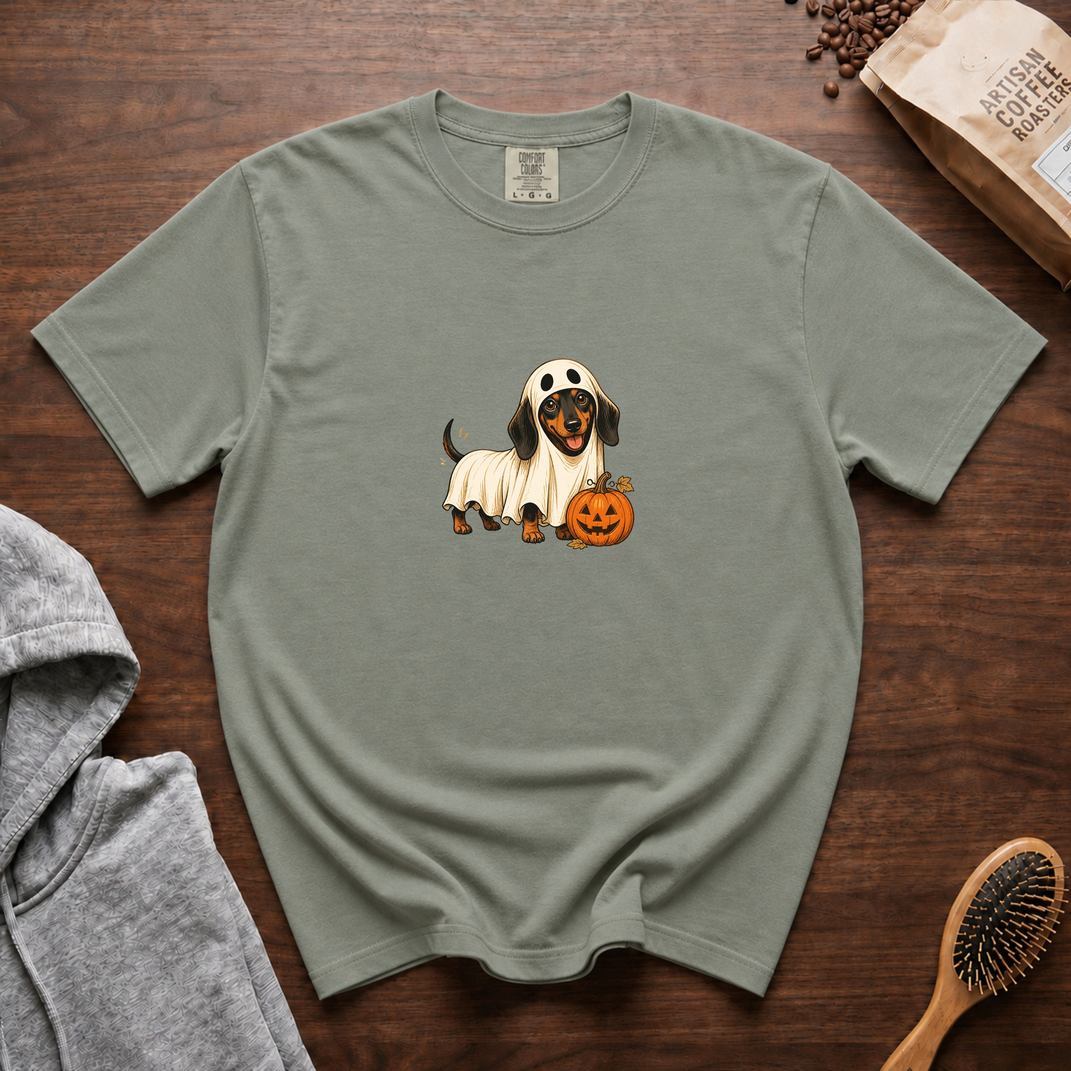 Dachshund Halloween T-Shirt — Bay