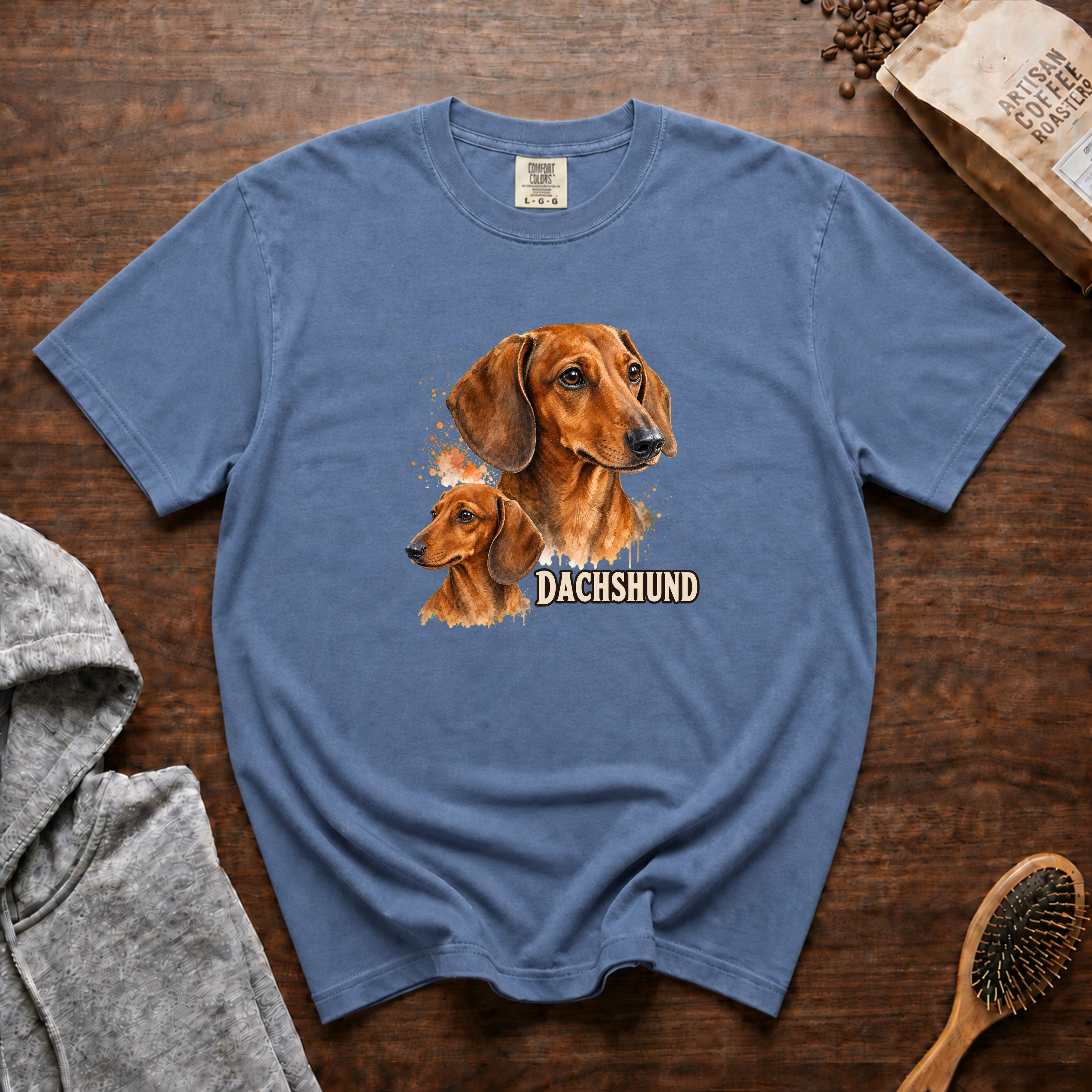 Dachshund T-Shirt — Blue Jean